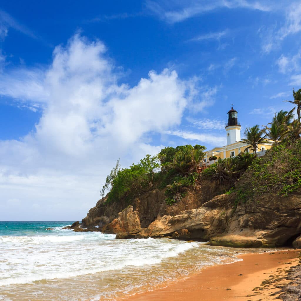 beautiful beach in puerto rico