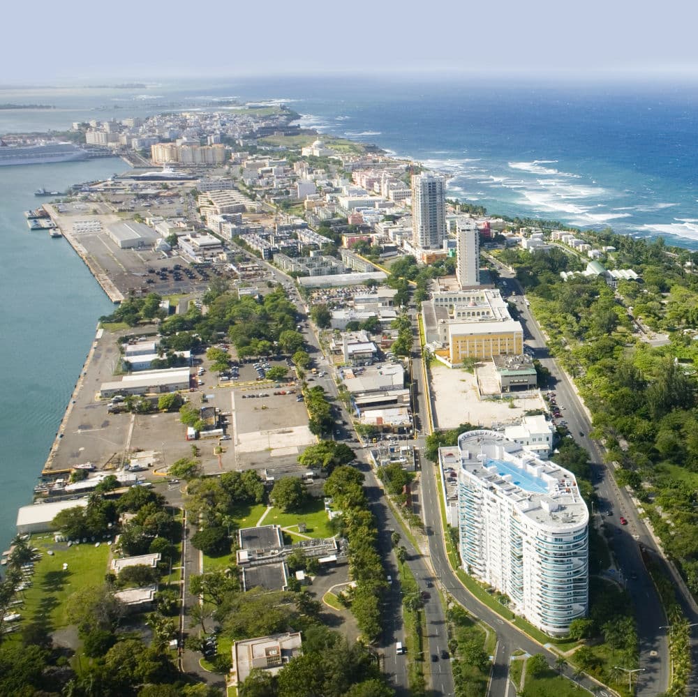 buildings on puerto rico coast